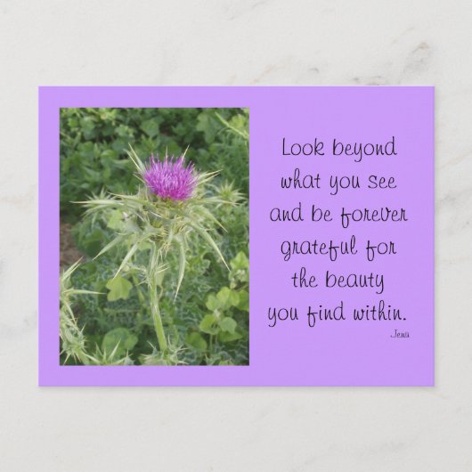 Thistle Briefkaart (Voorkant)