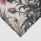 Thistle en Butterflies Weefselpapier Tissuepapier (Detail)