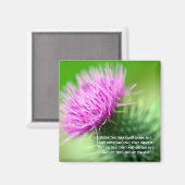 Thistle en Selkirk Grace Magnet Magneet (Voorkant / Achterkant)