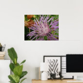 Thistle Flower Poster (Thuiskantoor)