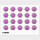 Thistle Flower Ronde Sticker (Vel)