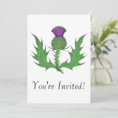 Thistle Kaart (Staand voorkant)