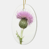 Thistle Keramisch Ornament (Links)