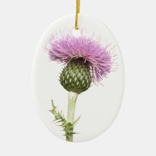 Thistle Keramisch Ornament (Voorkant)