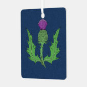 Thistle Metalen Ornament (Voorkant links)