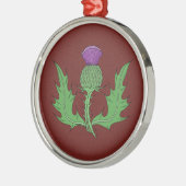 Thistle Metalen Ornament (Links)