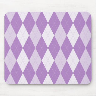 Thistle Paarse Argyle Bleek Violet Small Diamond Muismat