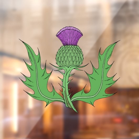 Thistle Raamsticker (Vel 2)