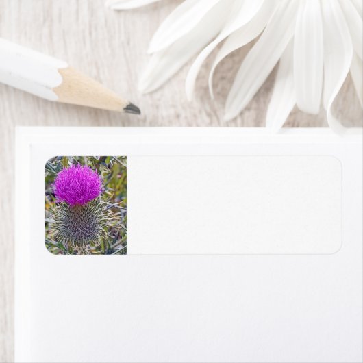 Thistle Return Address Label (Insitu)