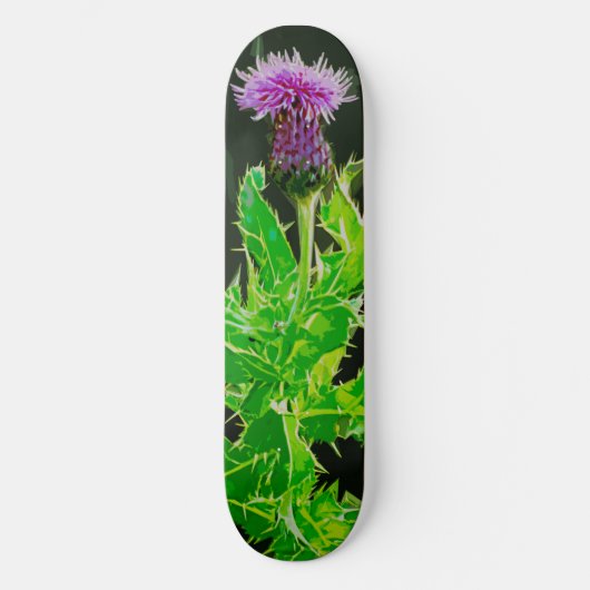 Thistle Skatedeck Skateboard (Voorkant)