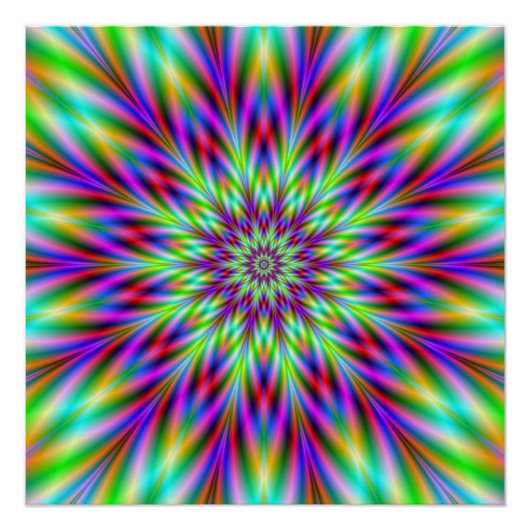 Thistle Star Le Zazzle Poster Parfait (Devant)