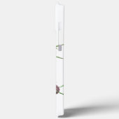 Thistle violette bloemen Case-Mate iPhone case (Achterkant / Links)