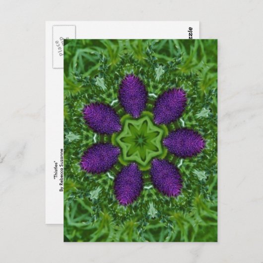 Thistles Briefkaart (Voorkant / Achterkant)