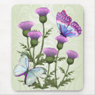 Thistles en Butterflies Muismat