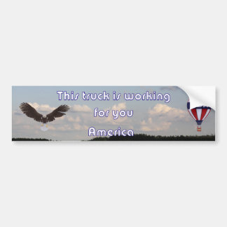 ThistruckworksforyouAmerica1_noribbons Bumpersticker