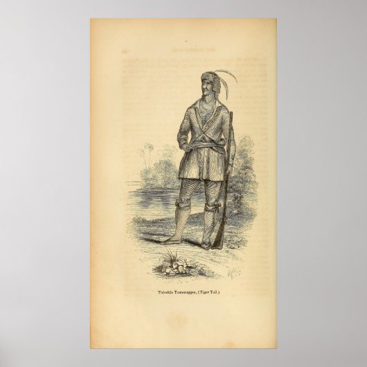 Thlocklo Tustenuggee Poster (Voorkant)