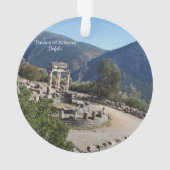 Tholos d'Athéna Delphes Grèce Ornement de Souvenir (dos)