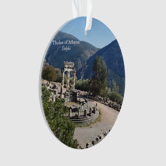 Tholos of Athena Delphi Greece Souvenir Ornament (devant)