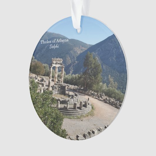 Tholos of Athena Delphi Greece Souvenir Ornament (devant)