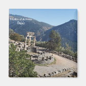 Tholos of Athena Delphi Souvenir Magnet Magneet (Voorkant)