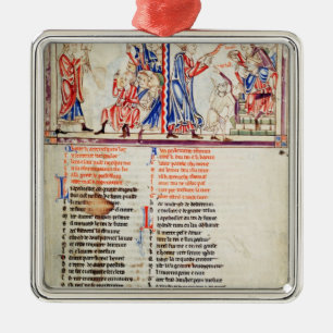 Thomas a Becket spreekt Metalen Ornament