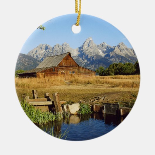 Thomas A. Moulton Barn Keramisch Ornament (Voorkant)