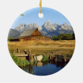 Thomas A. Moulton Barn Keramisch Ornament (Achterkant)