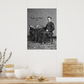Thomas Alva Edison, 1878 Poster (Keuken)