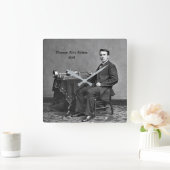 Thomas Alva Edison, 1878 Vierkante Klok (Huis)