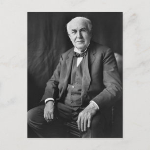 Thomas Alva Edison Portrait Briefkaart