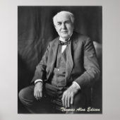 Thomas Alva Edison Poster (Voorkant)