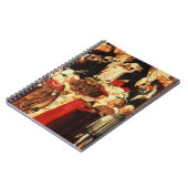 Thomas Aquinas die in de Dominicaanse O wordt ontv Notitieboek (Linkerzijde)