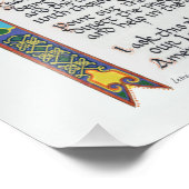 Thomas Aquinas Student's Prayer Calligrafie Foto Afdruk (Hoek)