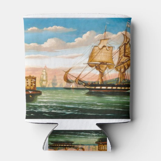 Thomas Chambers Bay of New York Blikjeskoeler (Achterkant)