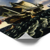 Thomas Chambers - Capture of H.B.M. Frigate Poster (Hoek)