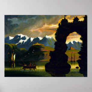 Thomas Chambers Landschap Poster