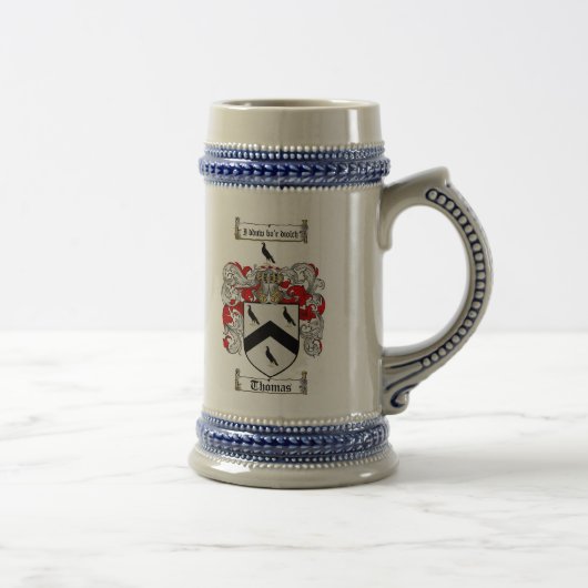 Thomas Coat of Arms Stein Bierpul (Rechts)