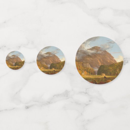 Thomas Cole A Uitzicht van de bergpas Confetti (Achterkanten)