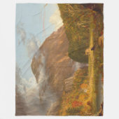 Thomas Cole A Uitzicht van de bergpas Fleece Deken (Voorkant)