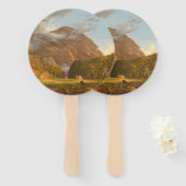 Thomas Cole A Uitzicht van de bergpas Handwaaier (Voorkant en achterkant)