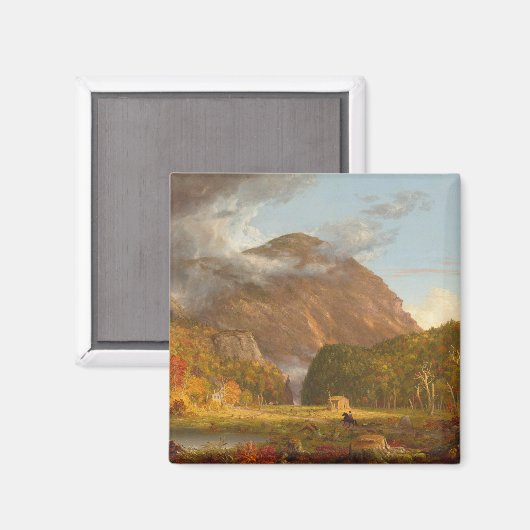 Thomas Cole A Uitzicht van de bergpas Magneet (Voorkant / Achterkant)