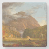 Thomas Cole A Uitzicht van de bergpas Stenen Onderzetter (Voorkant)