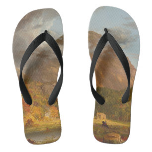 Thomas Cole A Uitzicht van de bergpas Teenslippers