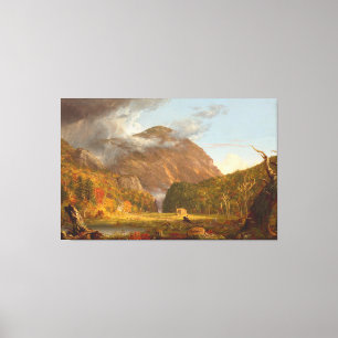Thomas Cole A View of the Mountain Pass  Canvas Afdruk