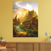 THOMAS COLE - De fontein van Vaucluse - 1841 - Canvas Afdruk (Insitu (Woonkamer))