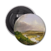 Thomas Cole de Oxbow de Connecticut rivier Button Flesopener (Voorkant)