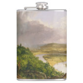 Thomas Cole de Oxbow de Connecticut rivier Heupfles (Voorkant)