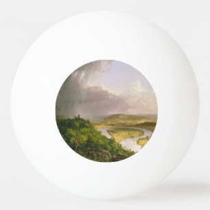 Thomas Cole de Oxbow de Connecticut rivier Pingpongballen
