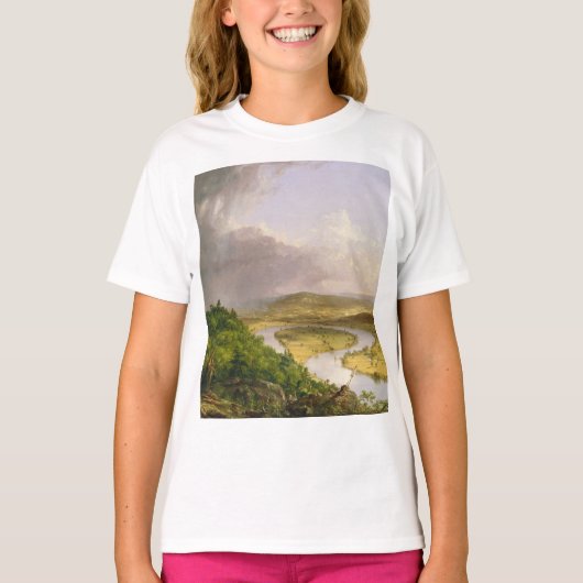 Thomas Cole de Oxbow de Connecticut rivier T-shirt (Voorkant)