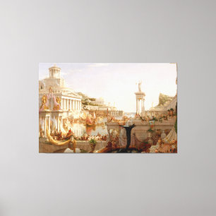 Thomas Cole - De voleinding, het verloop van de Canvas Afdruk